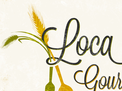 Locagourmet branding gourmet harvest logos nature