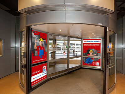 Revolving Door Advertising Showcase