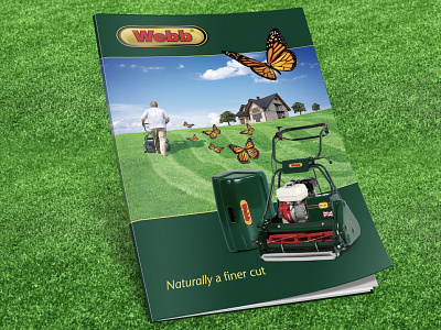 Webb Garden Machinery brochure design