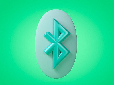 Bluetooth 3d Icon 3d 3d animated icons 3d animation 3d app icon 3d art 3d icon 3d icon png 3d rendering icon bluetooth branding cinema4d icon icon design logo typography ui uxui