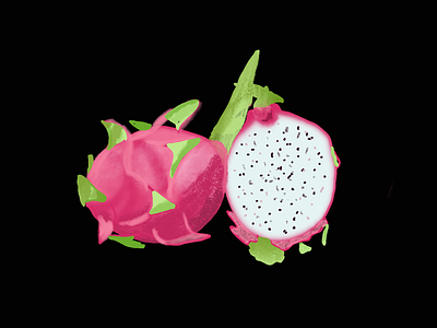 Exotic fruit dragon fruit