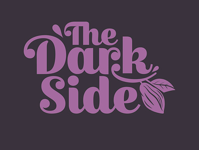 The Dark Side - Premium Chocolates & Cakes baker bakerylogo brand identity branding chocolate packaging color palette design illustration logodesign packagingdesign typography