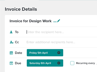 Client App Invoice Creation