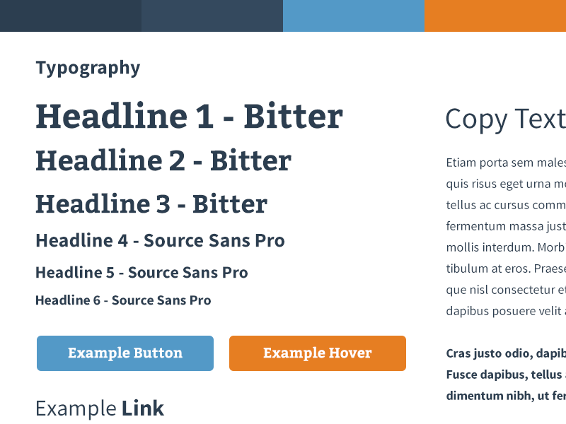 Quick Style Guide by Phil Stringfellow on Dribbble