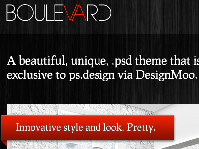 Boulevard Design 3+ 365psd design designmoo free photoshop psd theme web