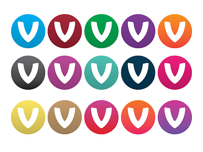 Colour Ideas colours comparison graidents logomark v
