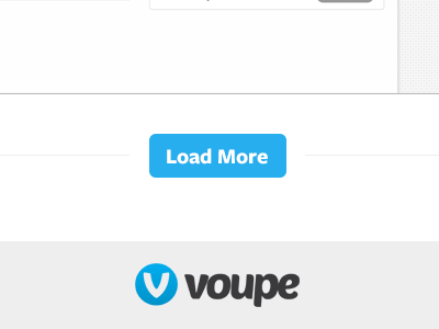 Voupe Website Sneak Peek III Animated animation button circle gif loader loading logo logomark spinner voupe website