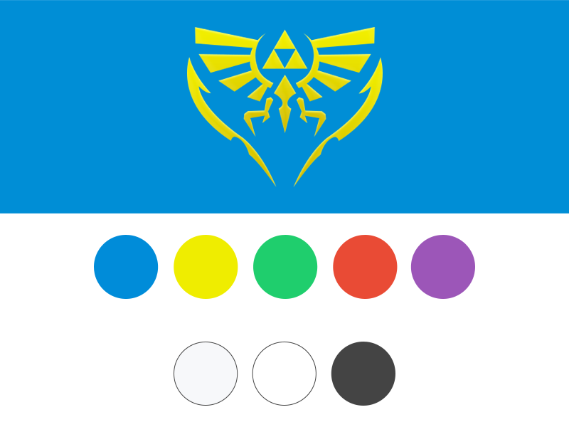 Zelda Timeline Colour Palette by Phil Stringfellow on Dribbble