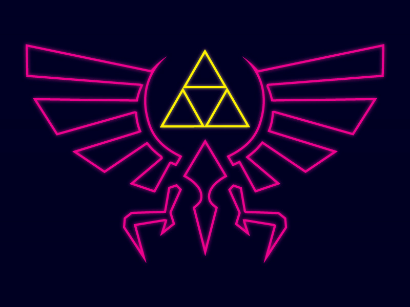 Neon Zelda by Phil Stringfellow on Dribbble