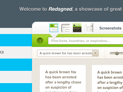 Redsgned Sneak Peek design idiot redsgned texture typekit web