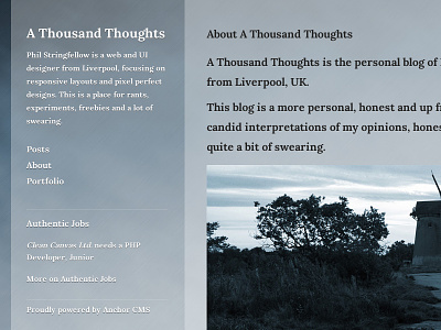 A Thousand Thoughts Blog
