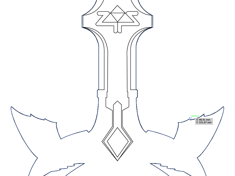 Master Sword Vector by Phil Stringfellow on Dribbble