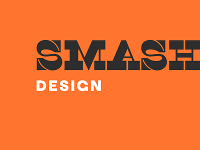 Smash Design Wordmark mid century new haven reverse contrast slab serif tuscan