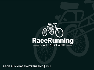 RaceRunning LOGO branding clean logo identity industral logo minimalis