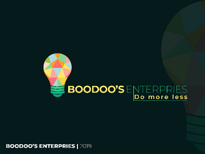 BOODOO'S ENTERPRIES LOGO branding clean logo identity industral logo minimalis