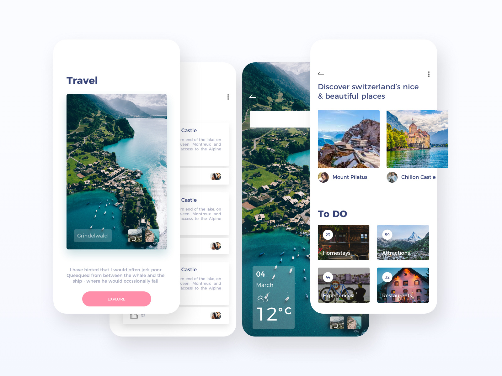 Travel App by Pen On Paper Technologies on Dribbble