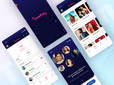 TrueFan App app app design branding design penonpaper ui ui design ui ux uidesign ux