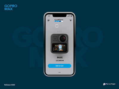 GoProMAX aftereffects animation animations app design camera design ergonomics gopro gopromax interaction penonpaper ui ui design uidesign uiux