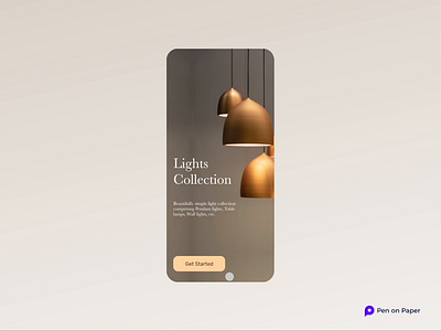 Lamp animation branding design figma icon icon set logo minimal penonpaper ui ui design ui ux uidesign