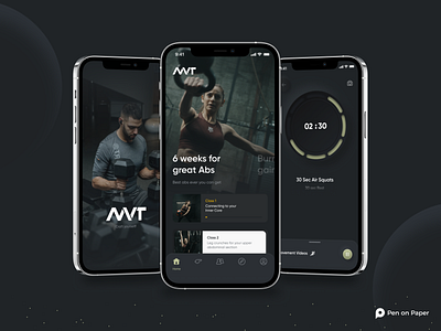 Fitness App Mobile UI