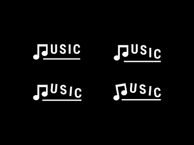 Music 2/5 logo design logo design concept