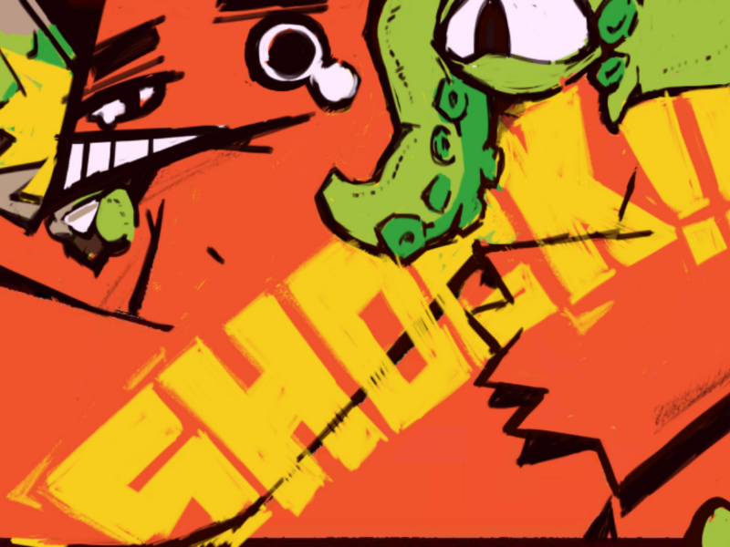 Shock!!! kesuru illustration