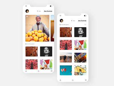 Photography Portfolio interface adobe xd adobexd application design photograpy travel ui uidesign uiux user experience user experience design ux