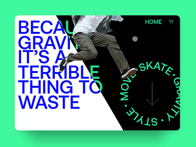 Becase Gravity adobe xd adobexd apparel design application design fashion rebound skate style ui uiux user experience user experience design ux website