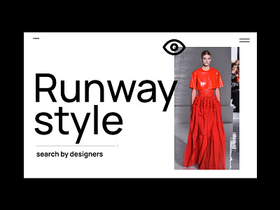 Runway Style adobe xd adobexd application design fashion fashion website style ui uidesign uiux user experience ux