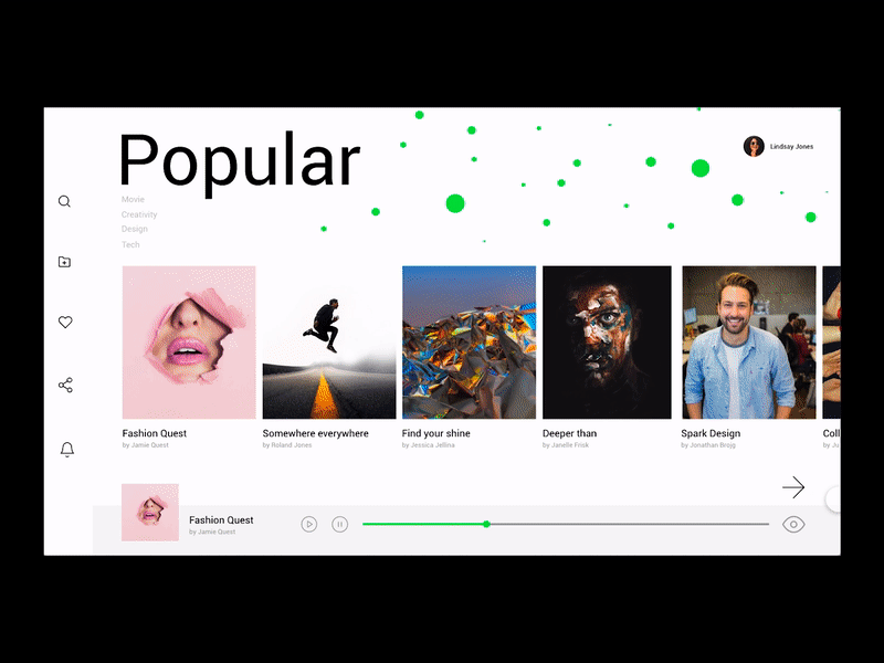 Podcast Page Interface