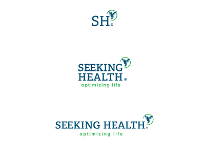 Seeking Health Brand Refresh branding graphic design health iconography logo supplement typography