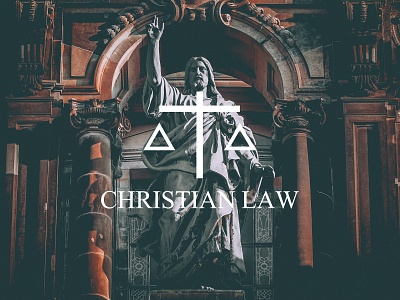 Christian Law Logo attorney barrister branding christian christmas court creative designer judge judges law laws lawyer lawyers legal logo minimal minimalist modern professional