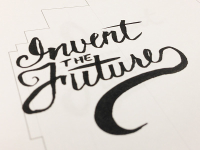 Invent the Future script sketch