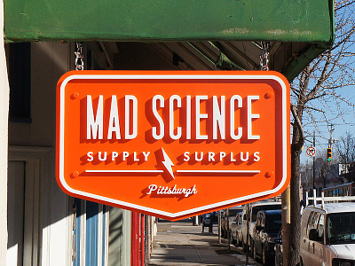 Mad Science sign mad science pittsburgh sign
