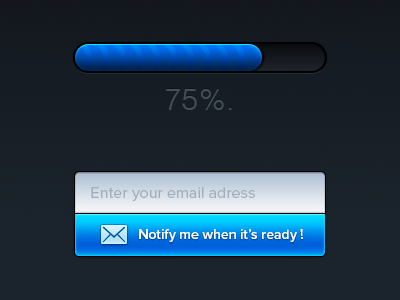 Sneak Peek n°2 - Pixelicious - WIP design ui ux email subscribe newsletter notification evolution wip sneak peek blue web typography clean
