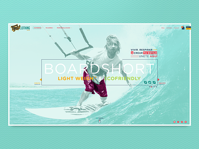 Fister Clothing - Concept branding clothing design system fister flat color fullcolor minimal prinkster summer surff ui design website xav