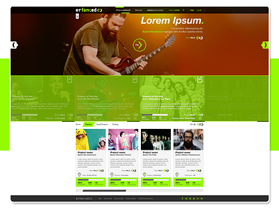 Enfanced - Dashboard Music concept app design design design system flat color minimal ui ui design web website xav