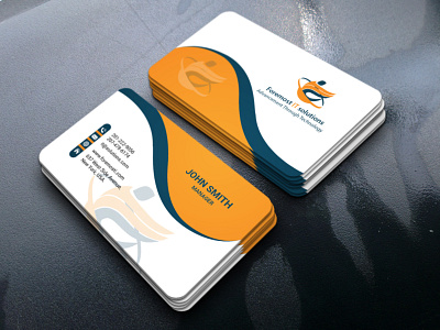 Corporate Business Card branding business card corporate creative design design illustration logo modern official professional stylish ui unique