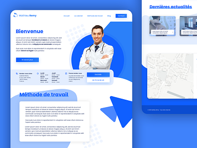 Dr. Rémy - Personal website - UI/UX doctor ui ui ux ui design uidesign uiux