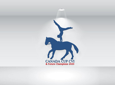 CVI Logo Design 3d brand branding character corporate cvi design horse logo logos man vector