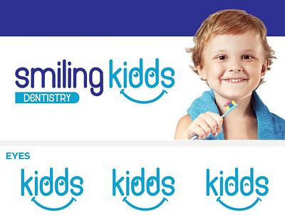 Smiling Kidd's Logo Design 3d branding corporate design illustration kidds kidds logo simple sketch smile smiling kidds symbol vector