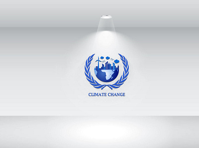 Climate Change Logo 3d branding building business corporate effects illustration logo photoshop ui