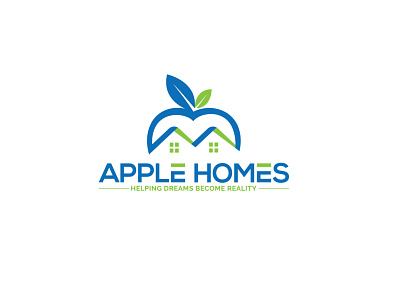 Apple Homes Logo | Branding Realestate Logo branding design illustration logo typography