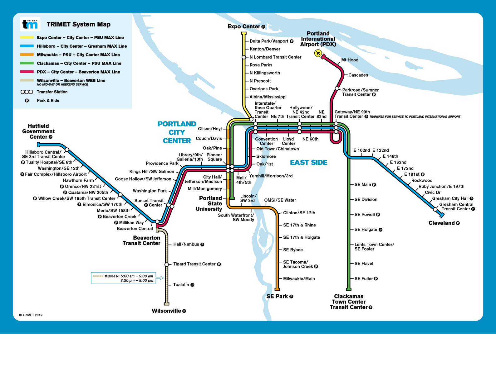 TriMet System Map Reimagining by Jonathan Hendryx on Dribbble