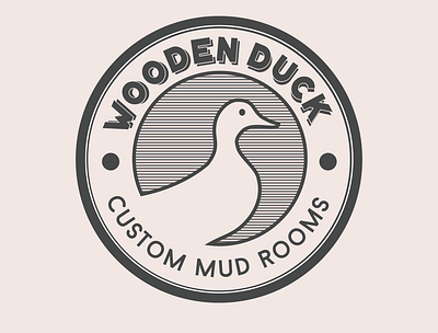 Wooden Duck branding design graphic design illustration logo logo design logodesign retro stamp design sticker vector