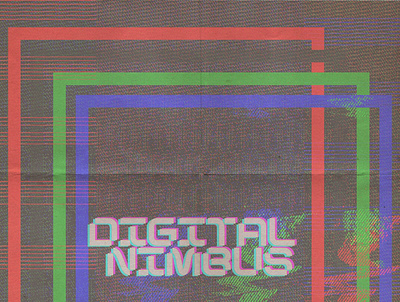 Digital Nimbus Texture art colors creative design digitalart graphicdesign mobileart neon poster poster art