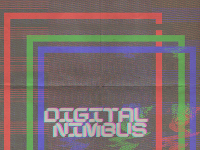 Digital Nimbus Texture art colors creative design digitalart graphicdesign mobileart neon poster poster art