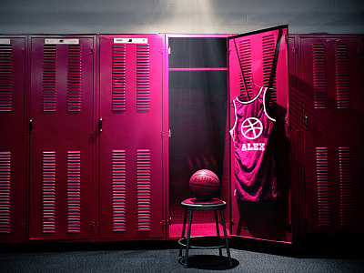 Dribbble Debut - Locker Room