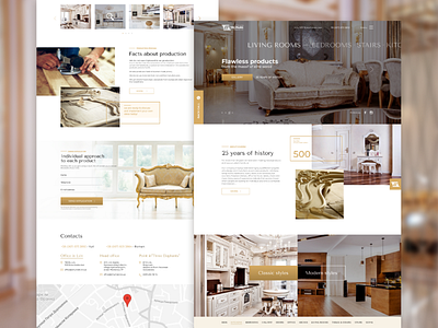 Premium wooden furniture | WEBSITE DESIGN