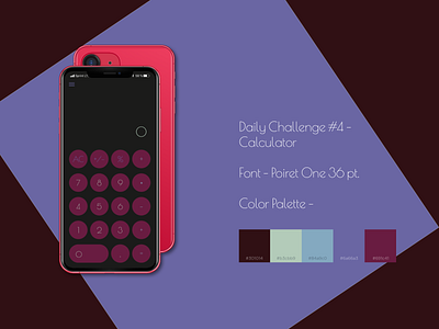 Calculator Daily Challenge 4 calculator app calculator design calculator ui dailyui dailyui 004 design ui uidesign user inteface userinterface userinterfacedesign